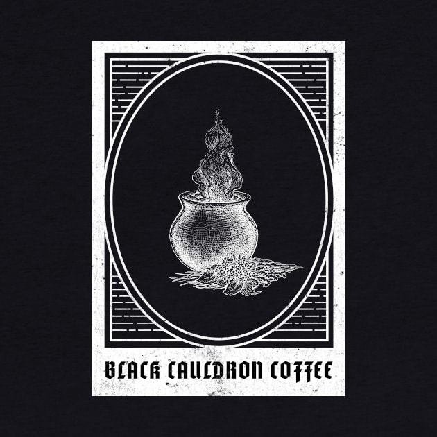 Black Cauldron Coffee by Lonely Witch Designs